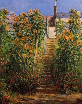 Claude Monet Painting - Los pasos de Vetheuil Claude Monet